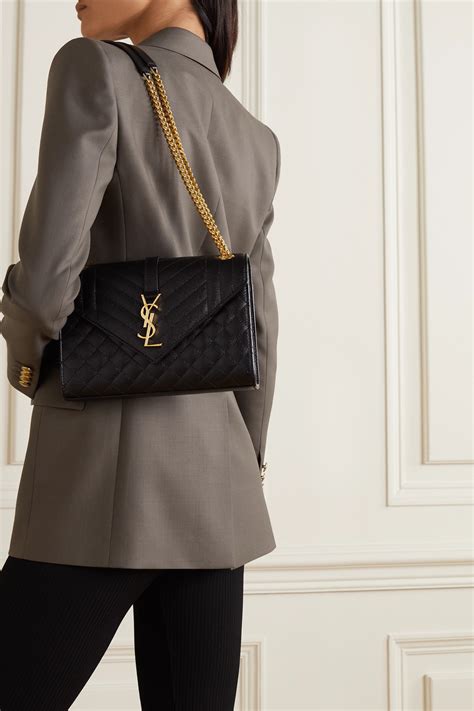 ysl envelope bag sizing|ysl medium envelope bag.